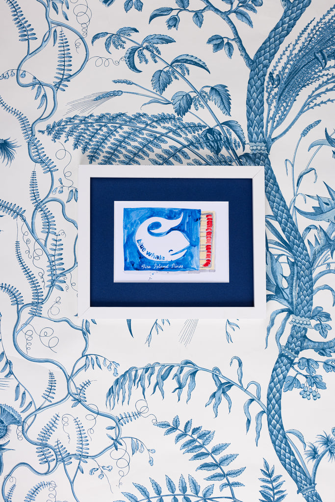 Blue Whale Matchbook - Furbish Studio
