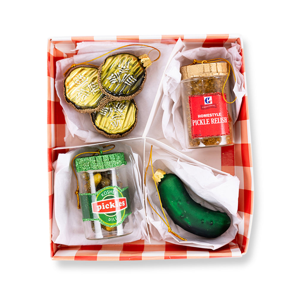 Pickles Lover Ornaments S/4 - Furbish Studio