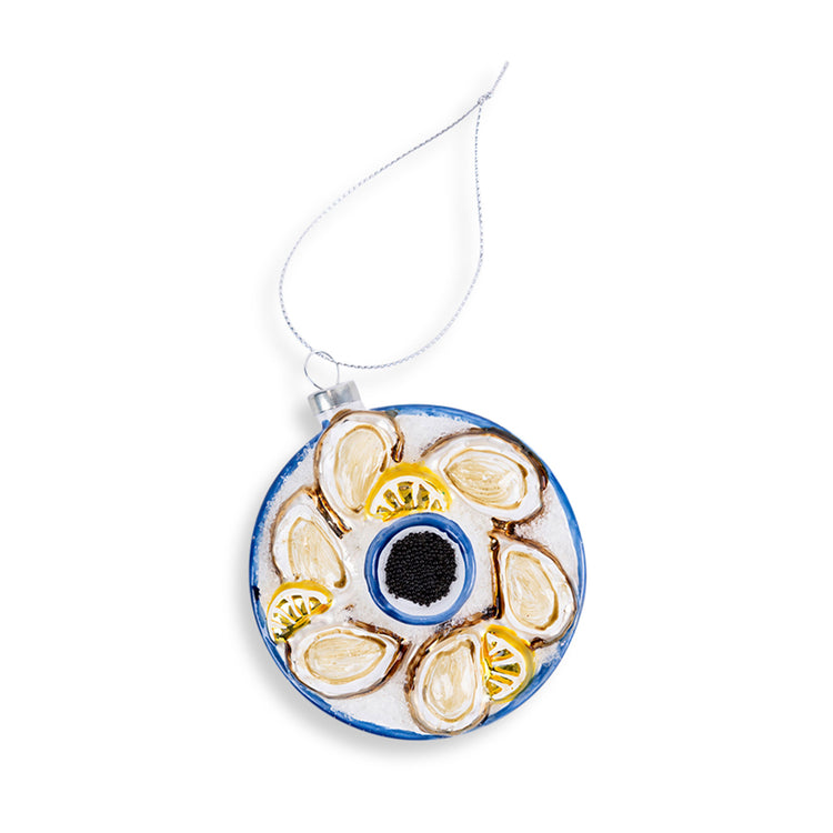 Caviar Plated Oyster Ornament - Furbish Studio