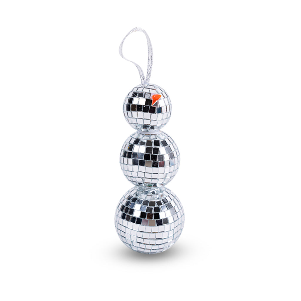 Disco Ball Snowman Ornament - Furbish Studio