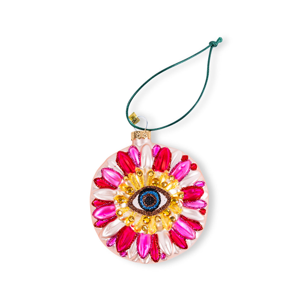 Floral Evil Eye Ornament - Furbish Studio