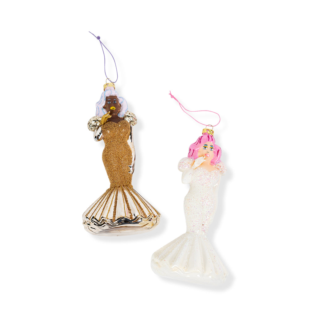 Christmas Queens Ornaments S/2 - Furbish Studio