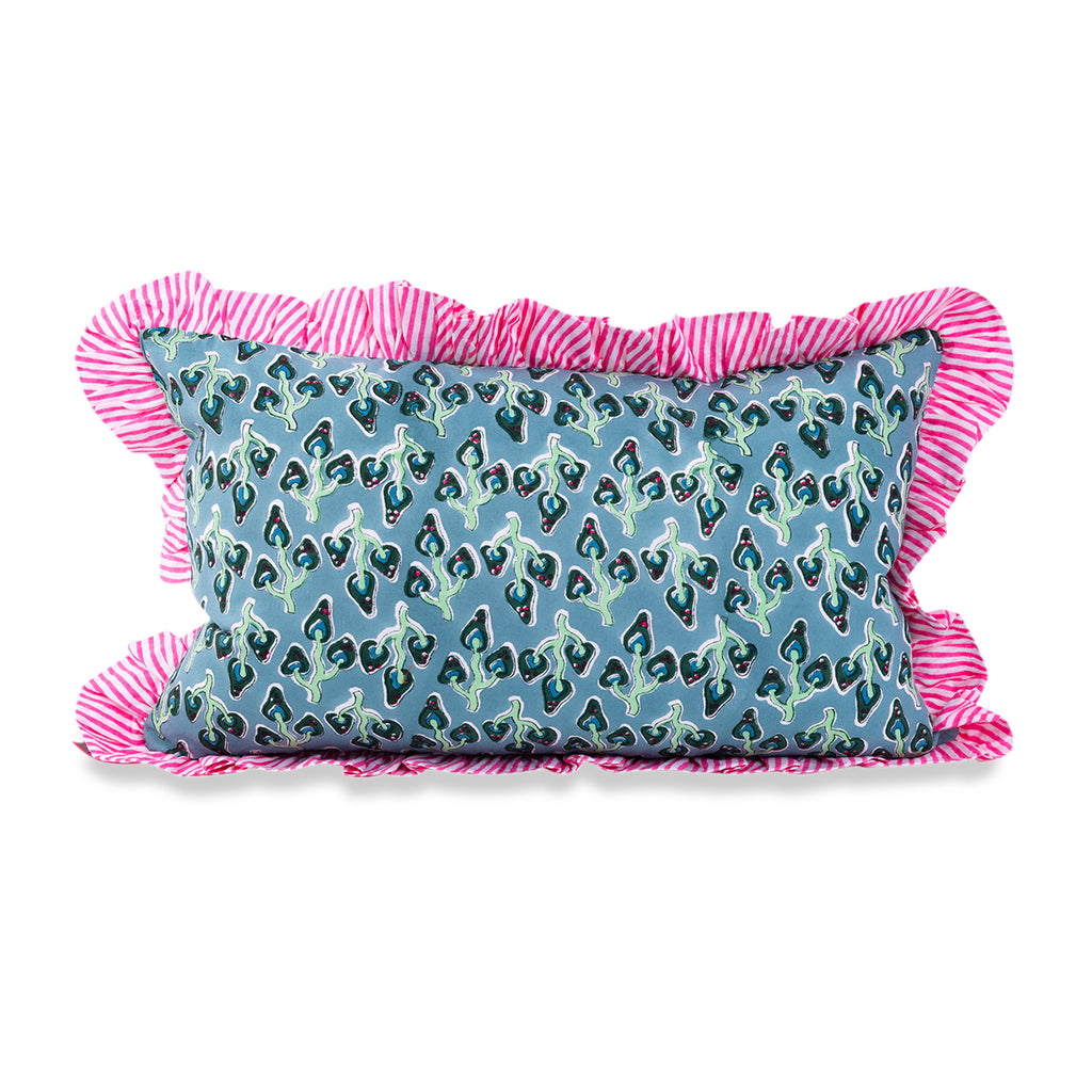 Ruffle Lumbar Pillow - Alice - Furbish Studio