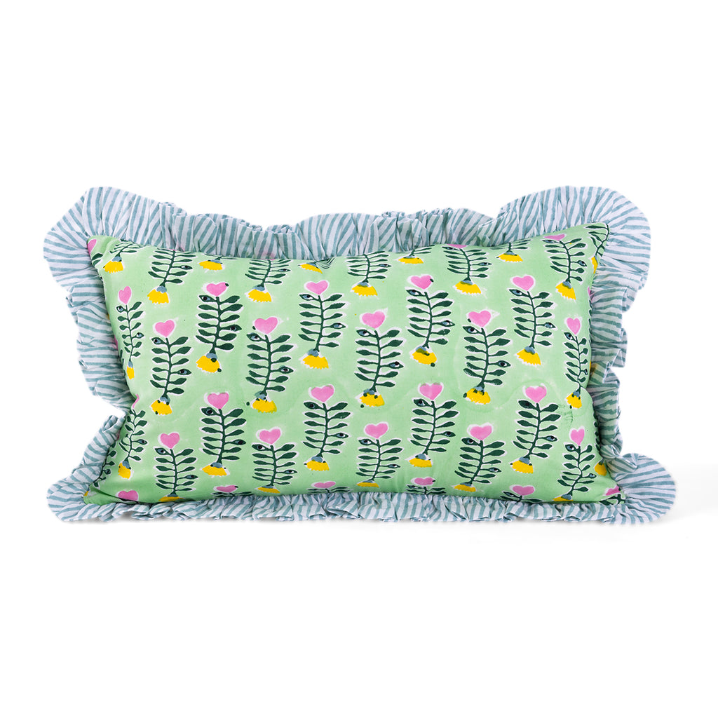 Ruffle Lumbar Pillow - Julep - Furbish Studio
