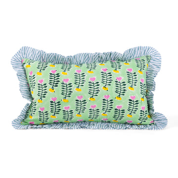 Ruffle Lumbar Pillow - Julep - Furbish Studio