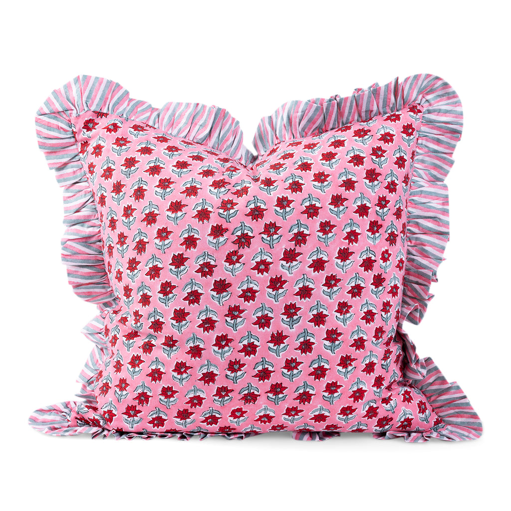 Ruffle Throw Pillow - Sabrina - Furbish Studio