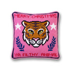 Filthy Animal Needlepoint Pillow - Furbish Studio
