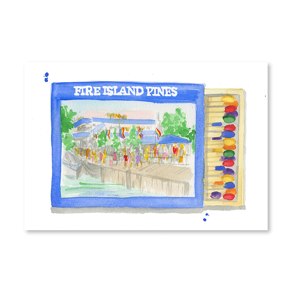 Fire Island Pines Matchbook - Furbish Studio