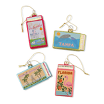 Florida Matchbook Ornament Gift Set - Furbish Studio