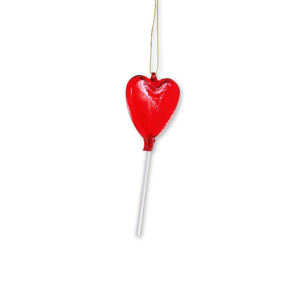 Heart Lollipop Ornament - Furbish Studio