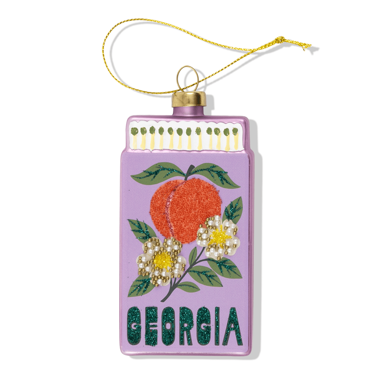 Georgia Matchbook Ornament - Furbish Studio