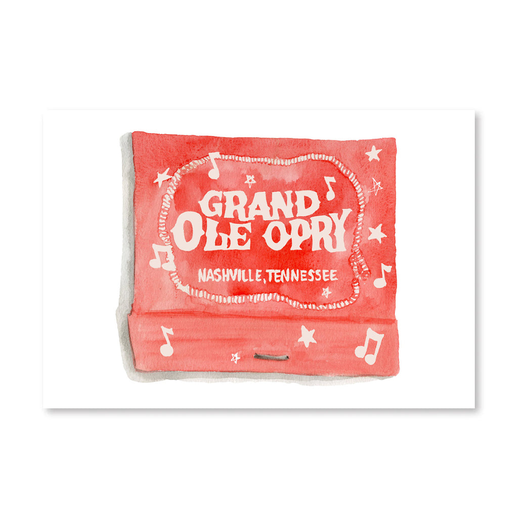 Grand Ole Opry Matchbook - Furbish Studio