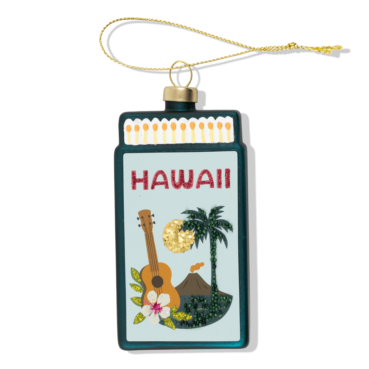 Hawaii Matchbook Ornament - Furbish Studio