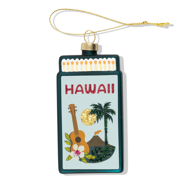 Hawaii Matchbook Ornament - Furbish Studio