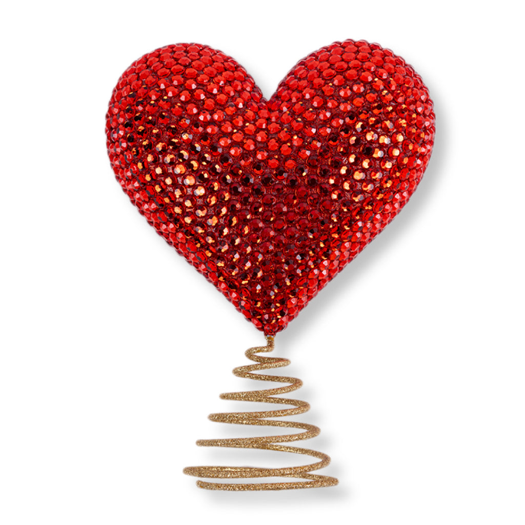 Red Heart Tree Topper - Furbish Studio
