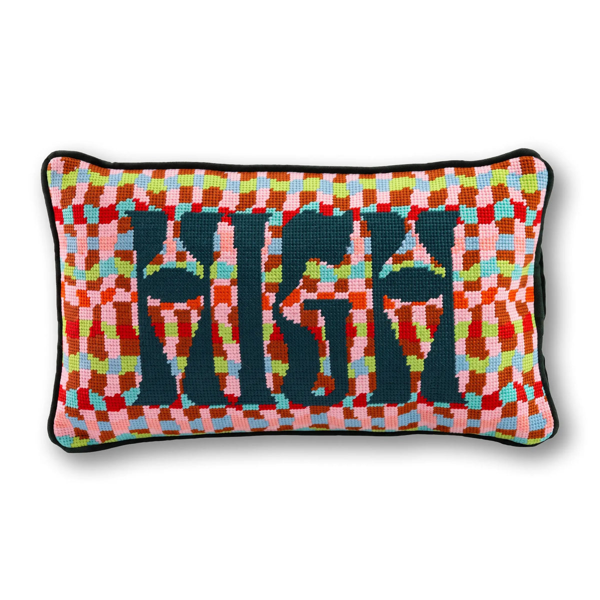 High Needlepoint Pillow - Furbish Studio