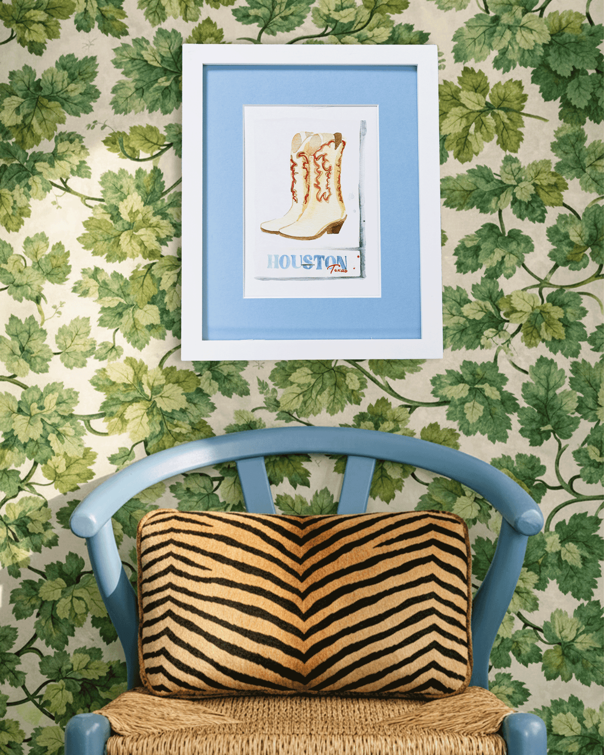 Houston Matchbook Art Print - Furbish Studio