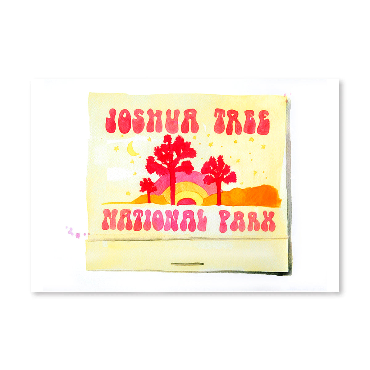 Joshua Tree Matchbook Art Print