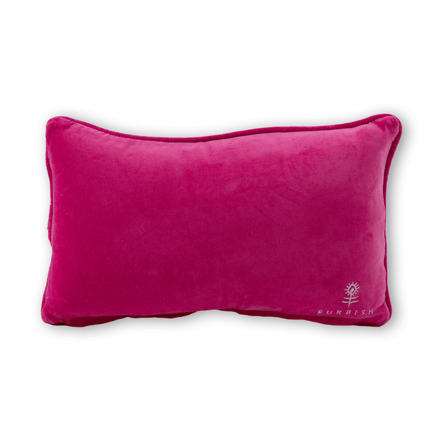Just A Girl Needlepoint Pillow - Furbish Studio
