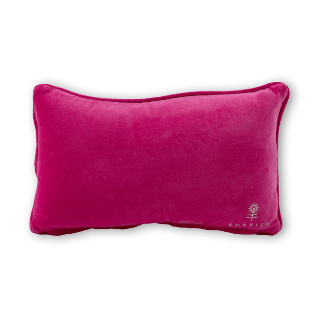 Just A Girl Needlepoint Pillow - Furbish Studio