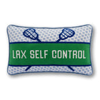 Lax Self Control Needlepoint Pillow - Furbish Studio