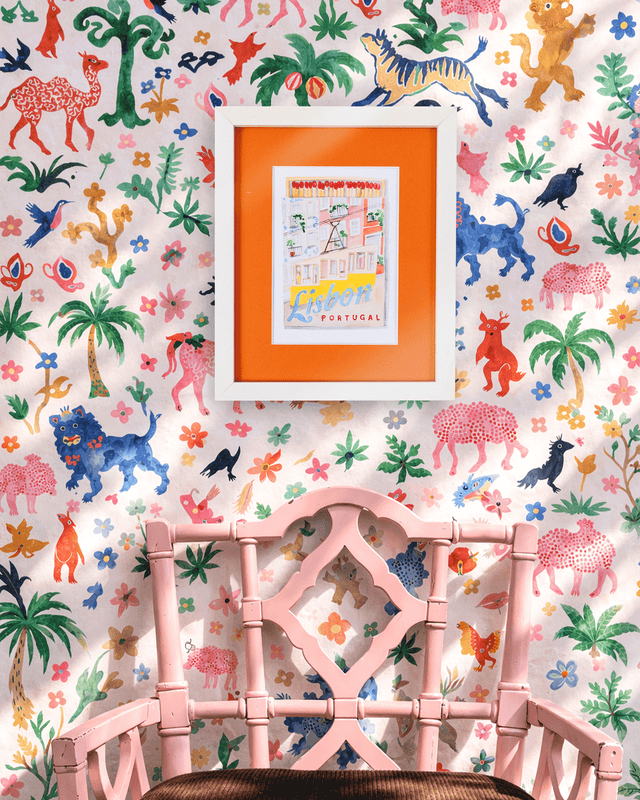 Lisbon Matchbook Art Print - Furbish Studio