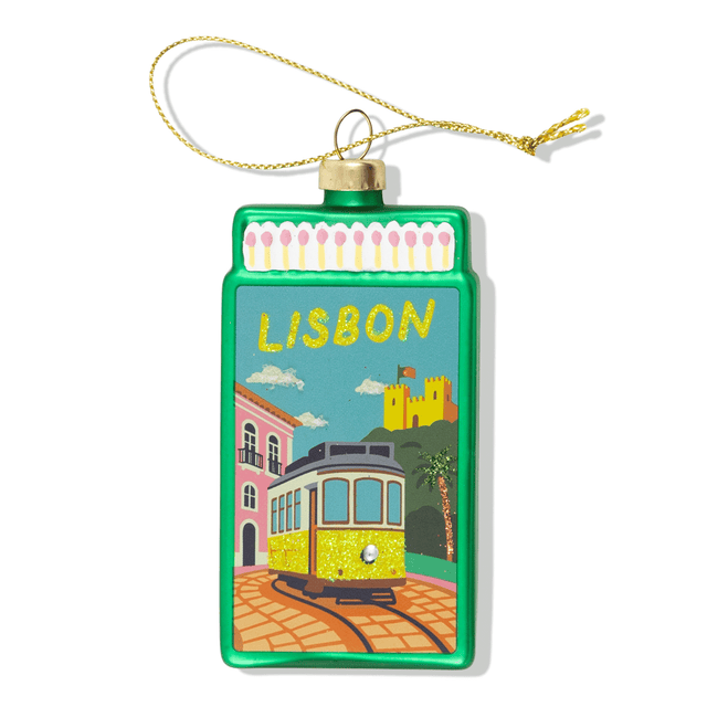Lisbon Matchbook Ornament - Furbish Studio