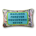 Mahjong Needlepoint Pillow - Furbish Studio