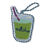 Needlepoint Icon Ornament - Matcha - Furbish Studio
