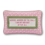 Mirror Mirror Needlepoint Pillow - Furbish Studio