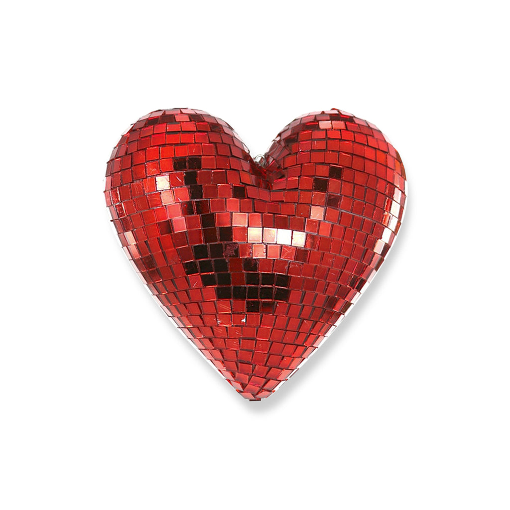 Disco Ball Heart Ornament - Furbish Studio