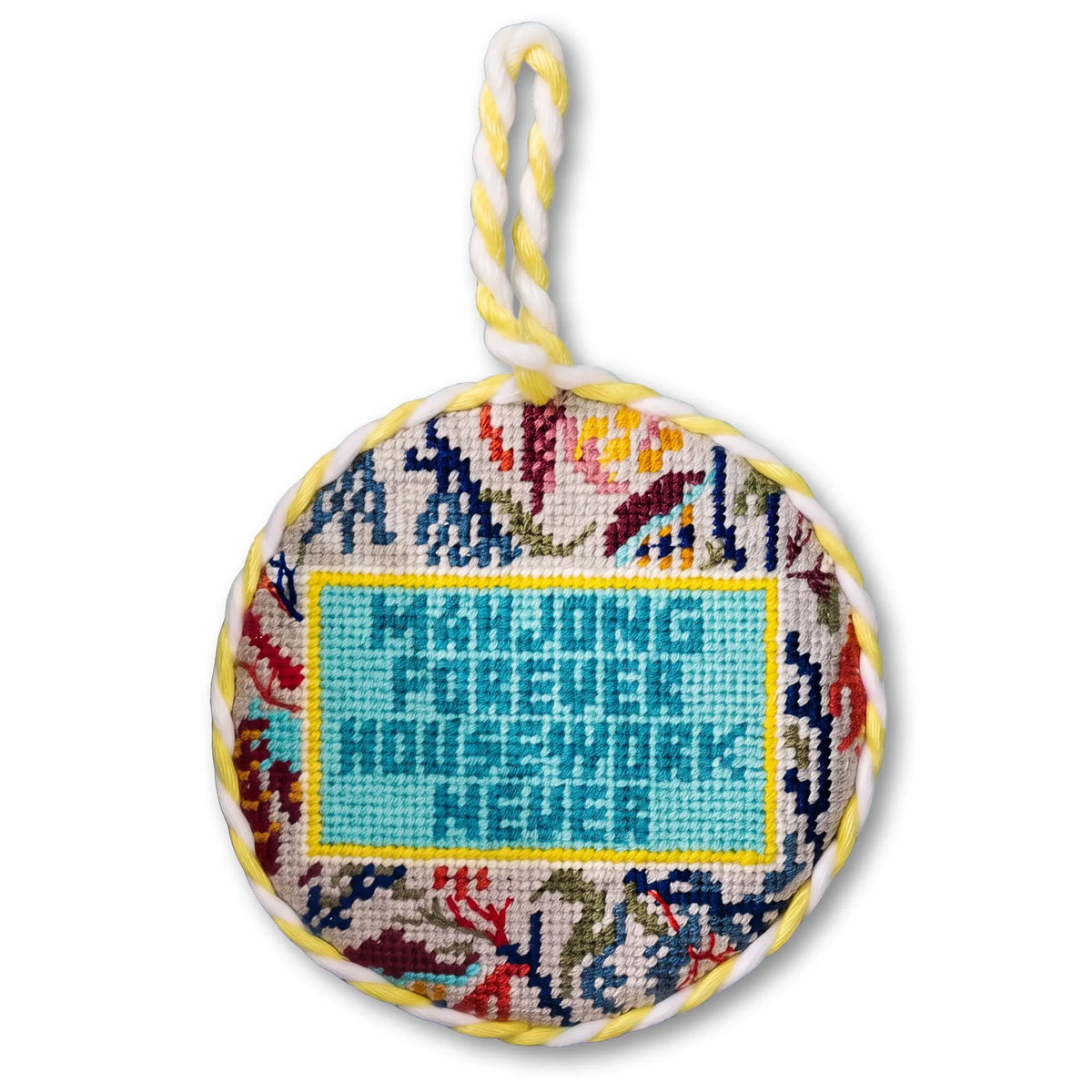 Needlepoint Ornament - Mahjong Forever - Furbish Studio