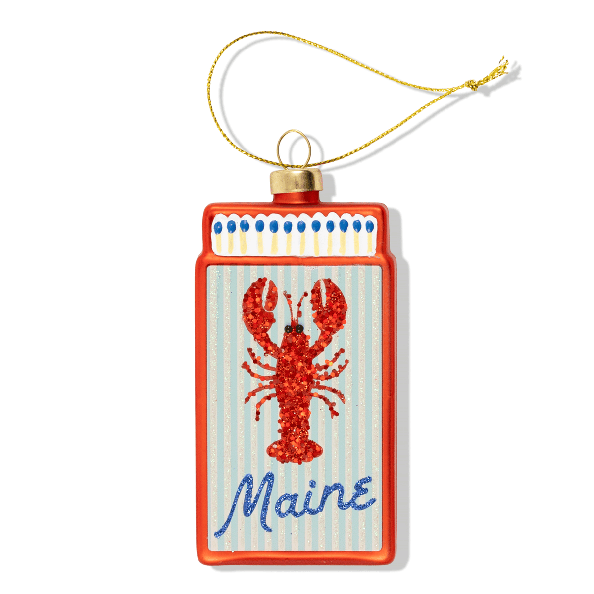 Maine Matchbook Ornament - Furbish Studio