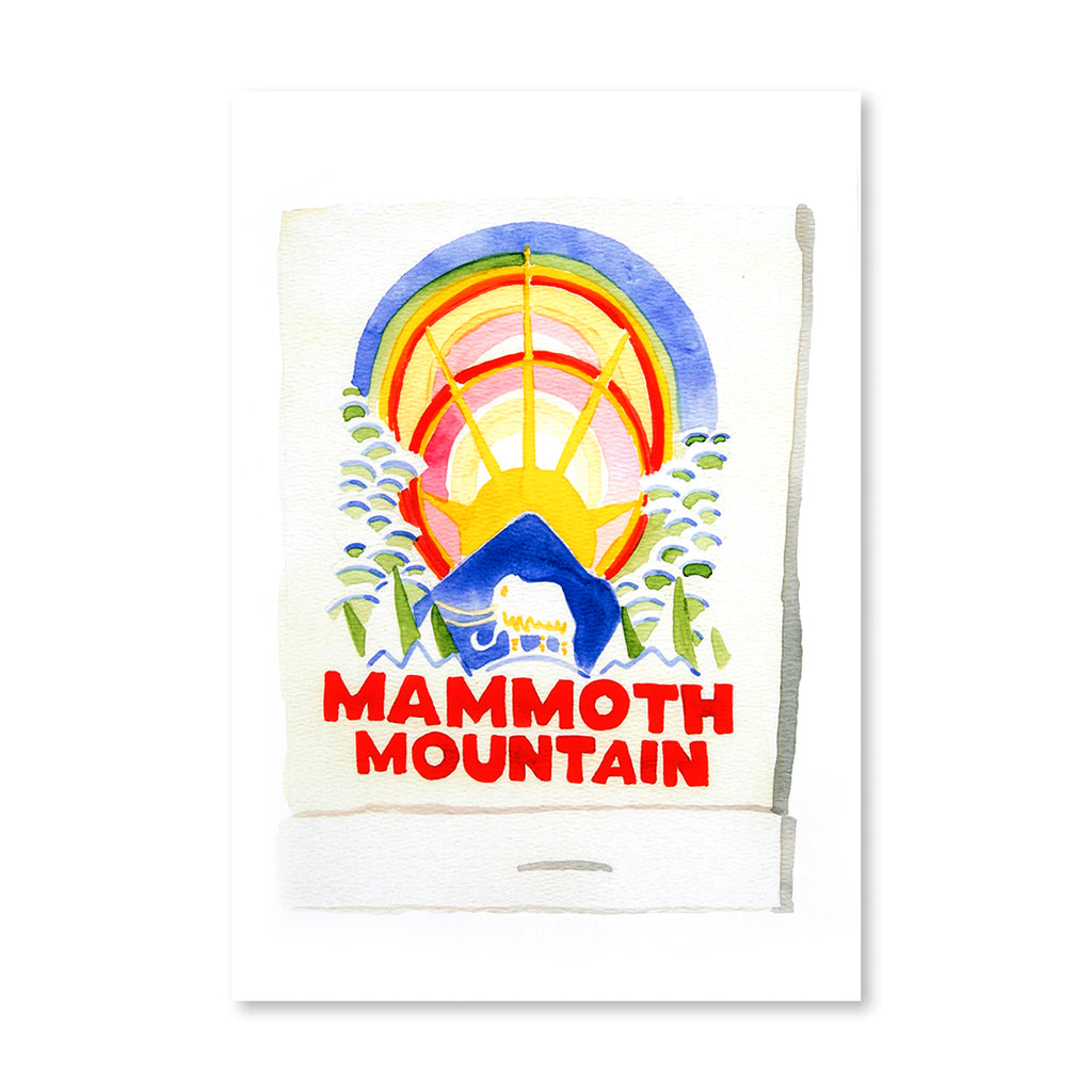 Mammoth Mountain Matchbook - Furbish Studio