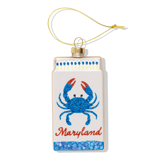 Maryland Matchbook Ornament - Furbish Studio