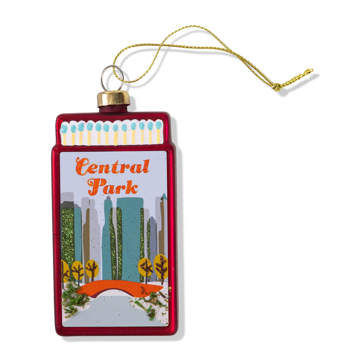 Matchbook Ornament - Central Park - Furbish Studio
