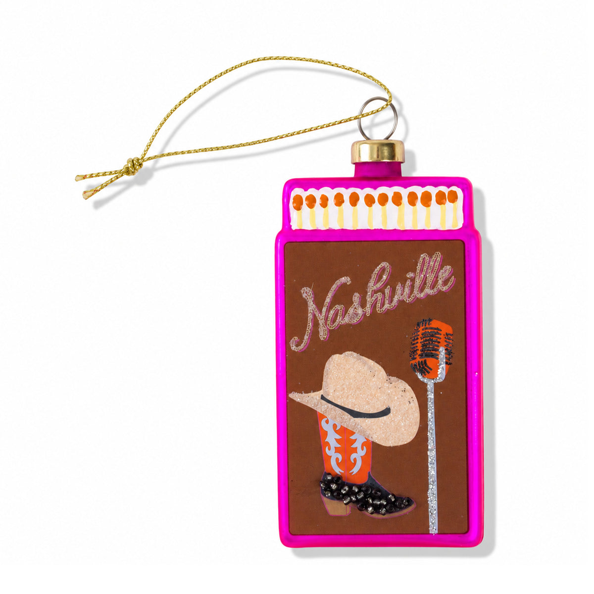 Matchbook Ornament - Nashville - Furbish Studio