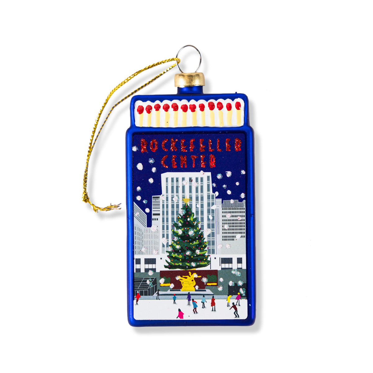 Matchbook Ornament - Rockefeller Center - Furbish Studio