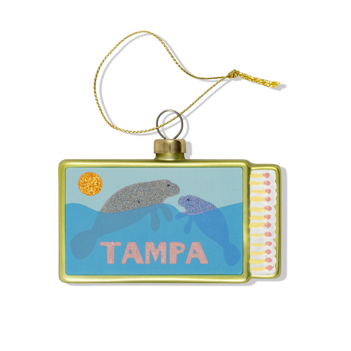 Matchbook Ornament - Tampa - Furbish Studio