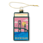 Michigan Matchbook Ornament - Furbish Studio