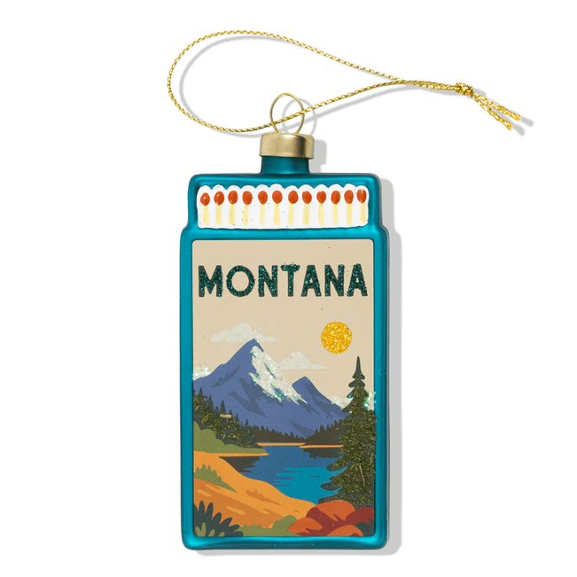 Montana Matchbook Ornament - Furbish Studio