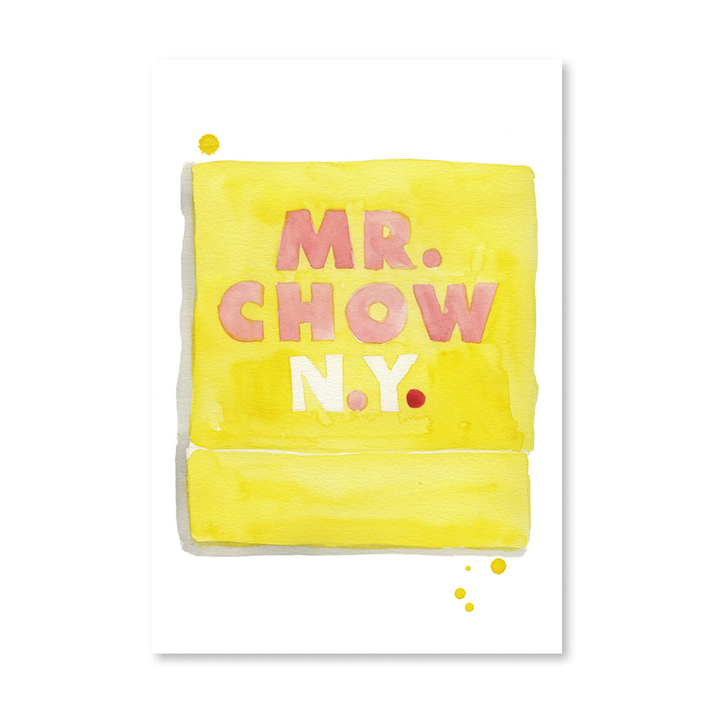 Mr. Chow Matchbook - Furbish Studio