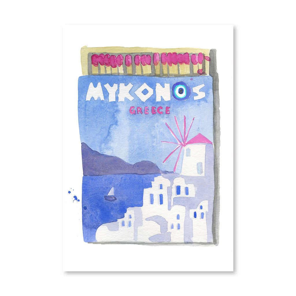 Mykonos Matchbook - Furbish Studio