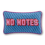 No Notes Needlepoint Pillow - Furbish Studio