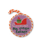 Needlepoint Ornament - Big Sleigh Energy