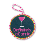 Needlepoint Ornament - Carrie - Furbish Studio
