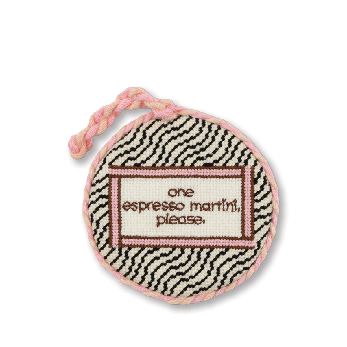 Needlepoint Ornament - Espresso Martini