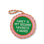 Needlepoint Ornament - Fancy F Word