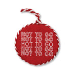 Needlepoint Ornament - Hot To Go - Furbish Studio