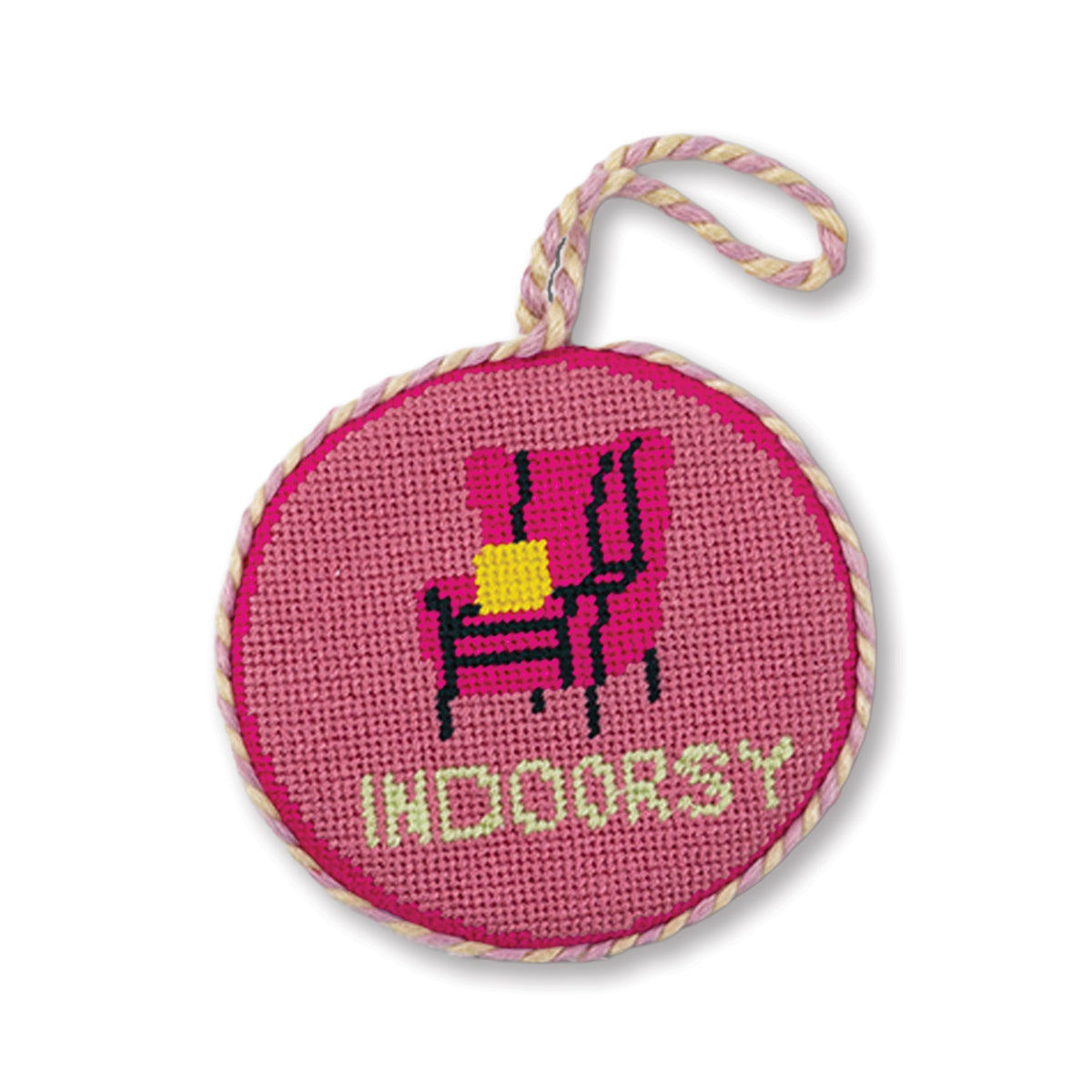 Needlepoint Ornament - Indoorsy